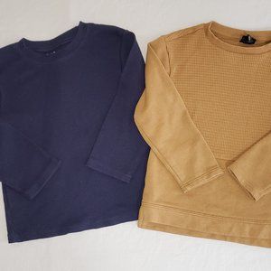Boys 4t thermal long sleeve shirts, 2 pack